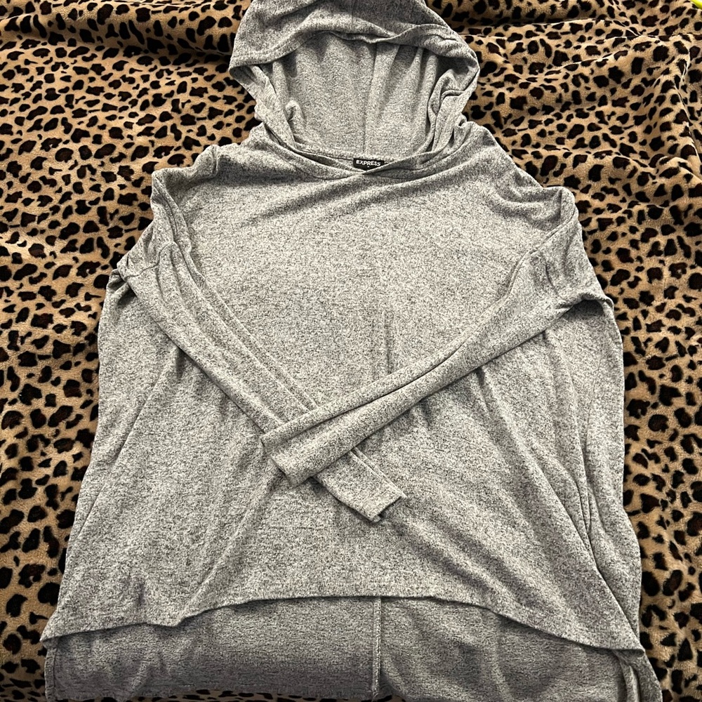 Grey Express Oversized Pullover